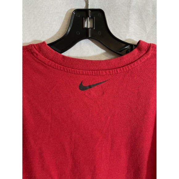 Nike Kids Baby T-Shirt Red Short Sleeves Round Neck Logo Size 7 - Picture 4 of 9